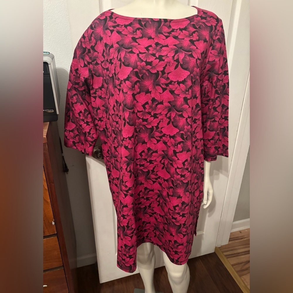 Roamans floral bright sheath Top/dress 22/24